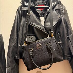 3-piece Guess Jacket,Bag, Earrings Bundle